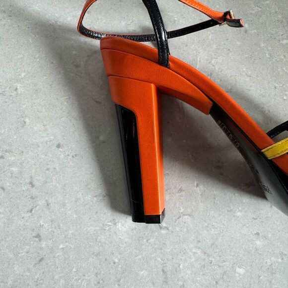 Fendi Women's Multicolor Strappy Heels - Picture 3 of 8